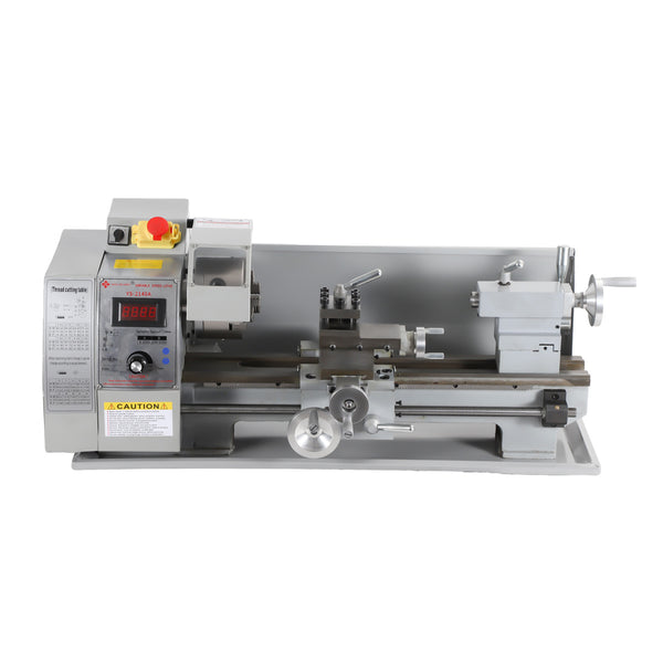 Metal Lathe, Mini Lathe Machine, 2500 RPM Variable Speed Change, 750W Precision Mini Lathe, Metal Working Lathe with Brushless Motor, Milling Machine for Various Metal Turning