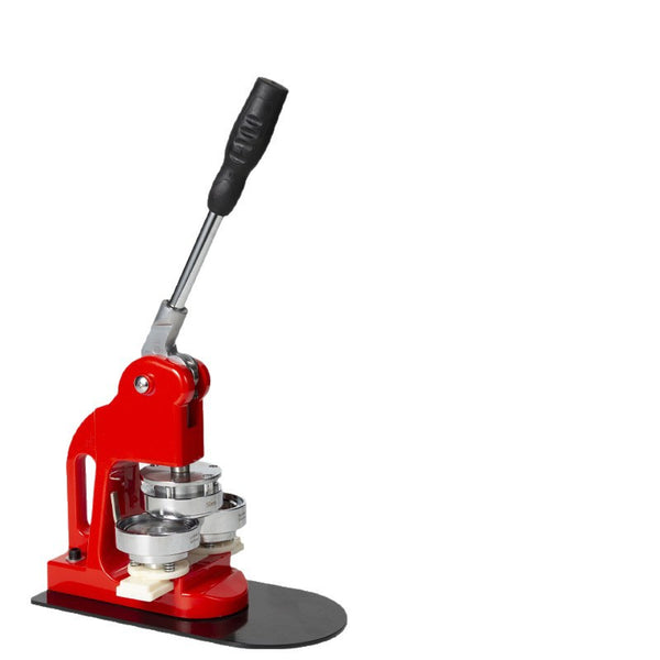 Button Maker Machine, 23/32/44/58/75 mm Badge Punch Press Kit, Children DIY Gifts Pin Maker, Button Making Supplies with 300pcs Button Parts & Circle Cutter