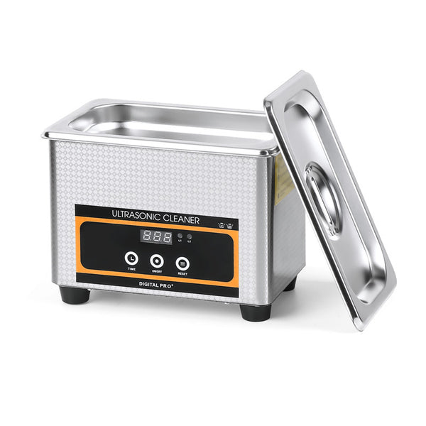 Professional Ultrasonic Cleaner, 0.8 L Ultrasonic Jewelry Cleaner with Digital Timer & Heater, Stainless Steel Industrial Sonic Cleaner 40kHz for Glasses, Watches, Rings, Small Parts