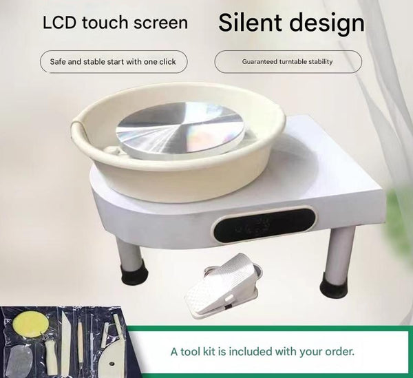 Pottery throwing wheel for DIY -silent，smooth and saving